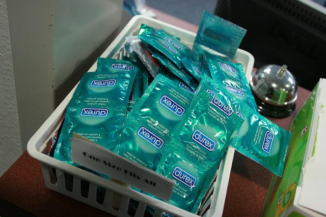 WTAMUs Student Medical Services offers free condoms. Photo by Courtney Inman.