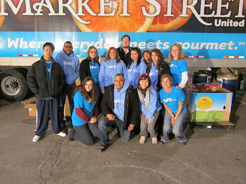 The SIFE team partners with High Plains Food Bank. Photo courtesy of SIFE.