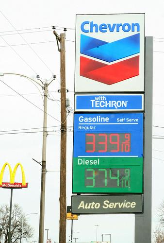 Gas prices have been increasing daily. Photo by Frankie Sanchez.