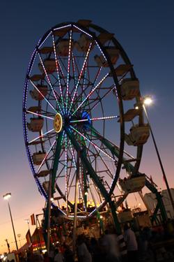 Ferris Wheel at the Tri-State Fair. Photo by Frankie Sanchez.