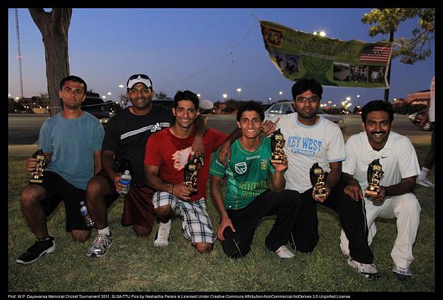 The WT Buff Cricket Club poses after their tournament win on Sept. 17. Photo courtesy of Buff Cricket Club.