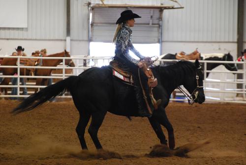 One of the judged events is reining. Photo by Ryan Schapp.