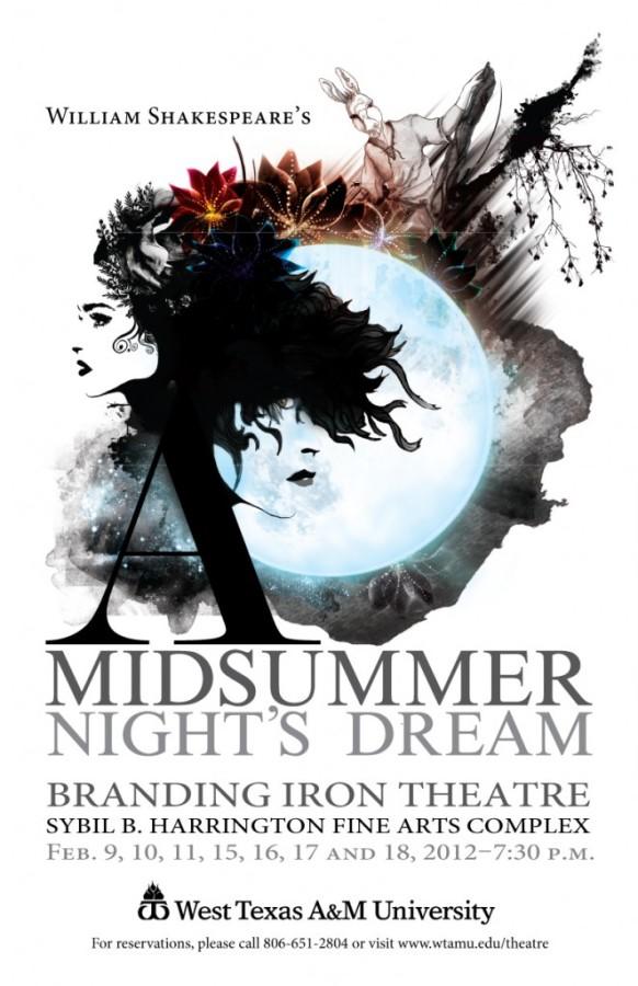A Midsummers Nights Dream, performed at the Branding Iron Theater. Photo courtesy of the WTAMU web site.
