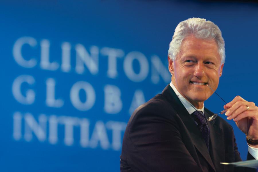 Clinton at the second Clinton Global Initiative meeting. Photo courtesy of the Clinton Foundation.