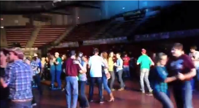 Screen shot of the Homecoming 2012 Concert Video.