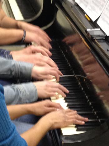 WT Piano Ensemble. Photo by Laci McGee.