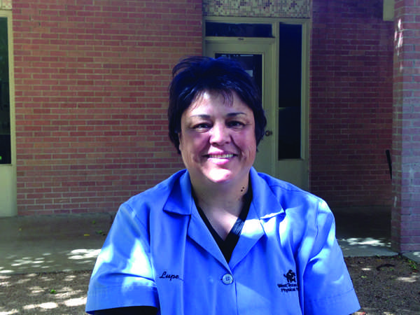 Lupe Marquez has worked on campus for nearly five years.
