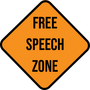 speech zone meaning