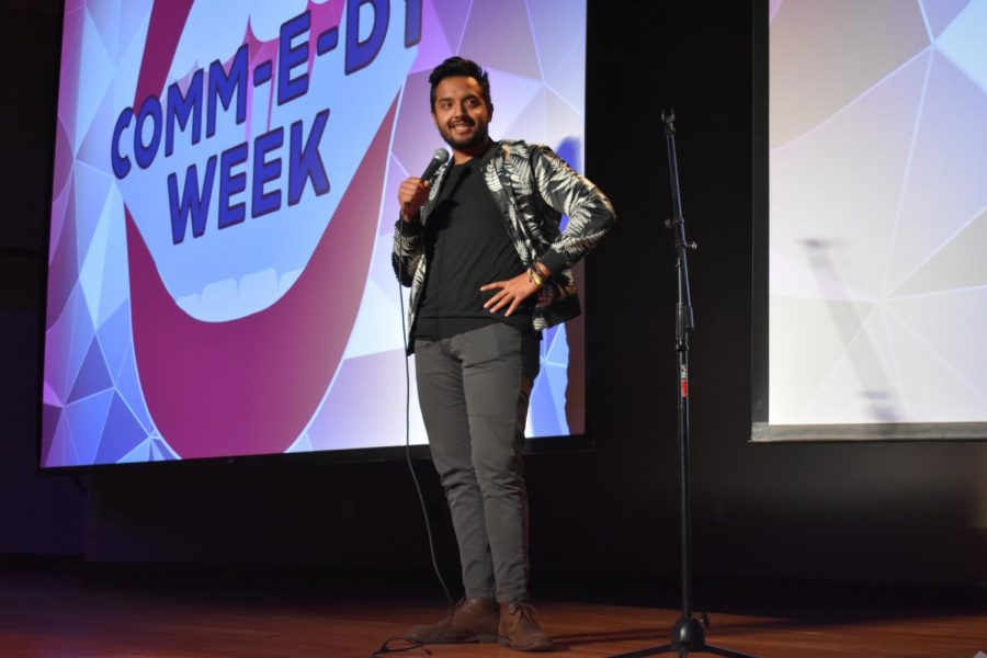WTAMU alumnus and comedian Saul Rodriguez hosted the event and performed stand-up. 
