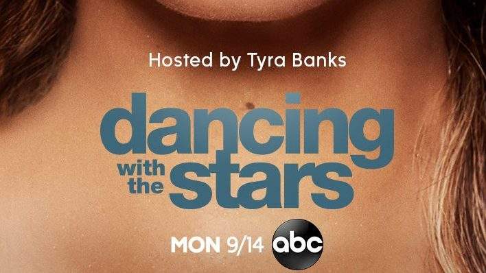 “Dancing with the Stars” Logo with host, Tyra Banks.