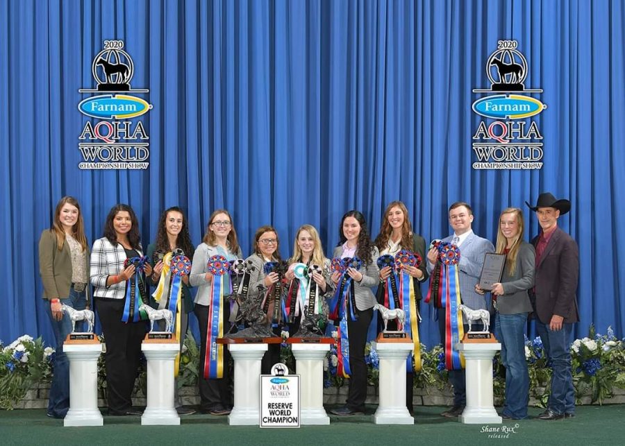 The+WTAMU+Horse+Judging+Team+won+NRHA+world+championships+and+placed+as+reserve+champion+at+the+AQHA+world+competition.