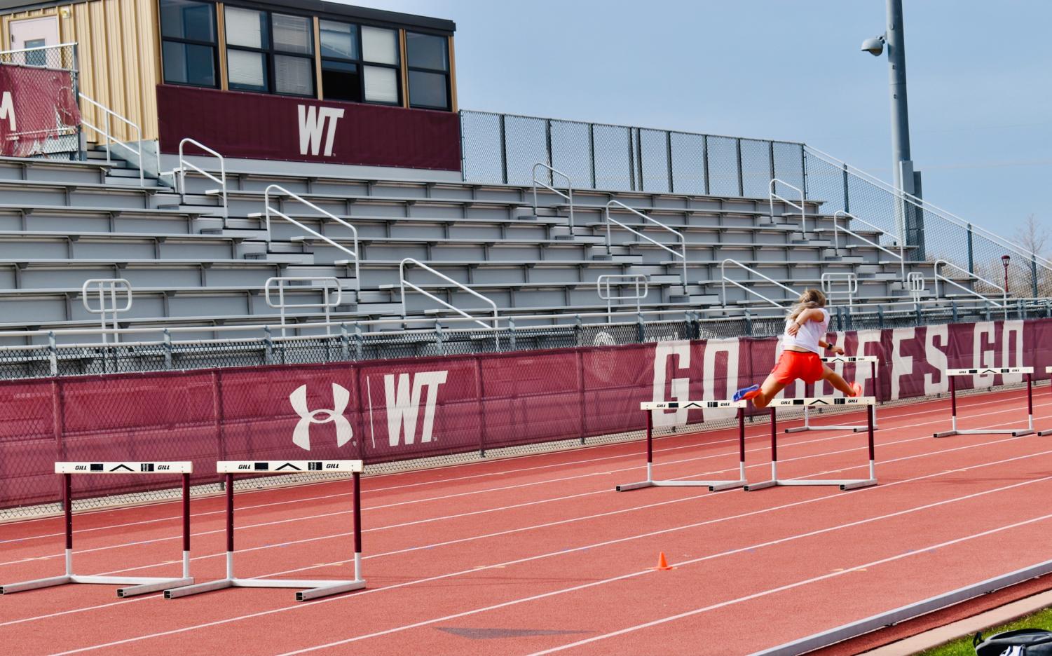 Lone Star Conference champions WTAMU’s track and field team clocking