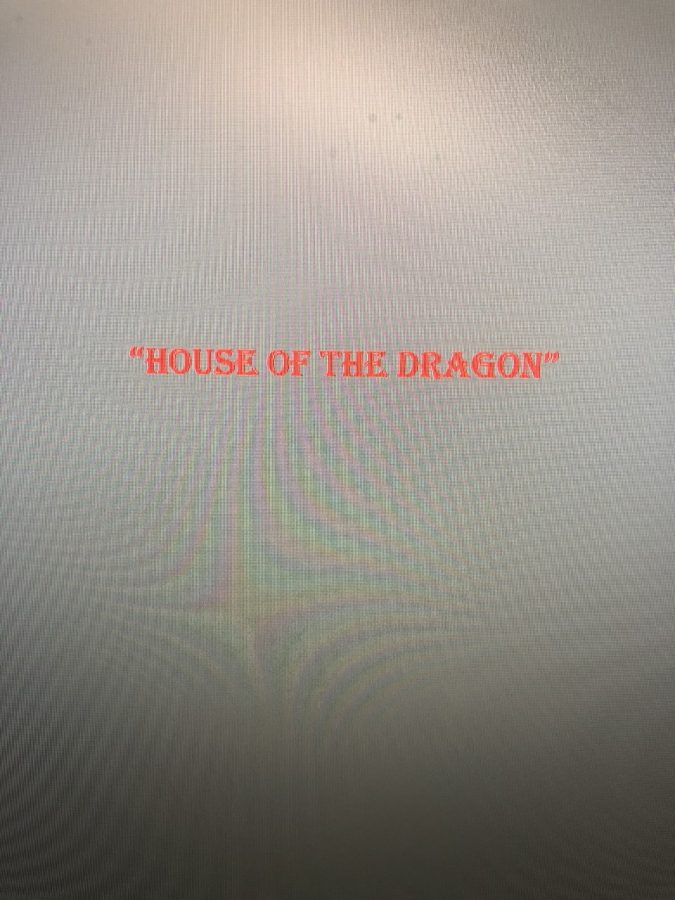 A graphic designed by Victoria Fatiregun using the color themes of House of the Dragon (Victoria Fatiregun/ Tuesday Oct. 26 2021)