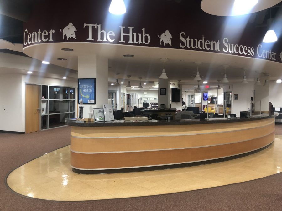 Student Success Center at West Texas A&M University in which students can go for advise on their classes. Picture taken by Victoria Fatiregun on Nov. 15 2021