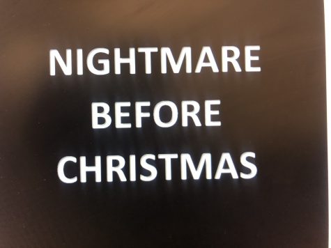 Nightmare Before Christmas created using Word art on Microsoft Word on Nov. 16 2021.