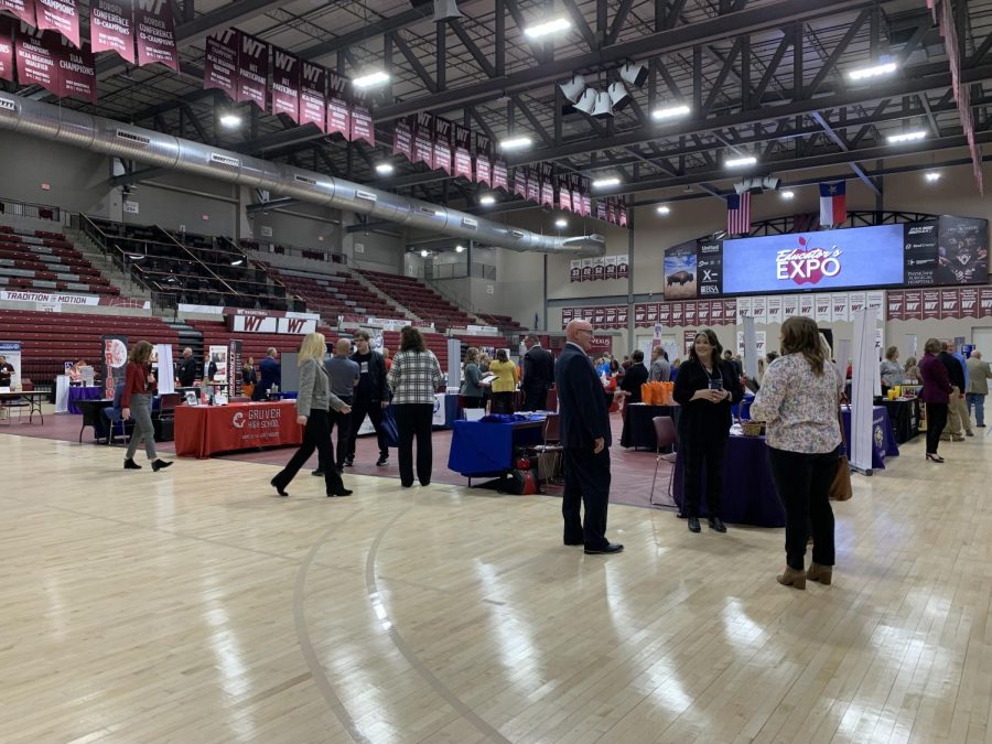 On March 23, 70 school districts from around the area visited with students and other attendees at the 2022 Educators EXPO in the First United Bank Center.
