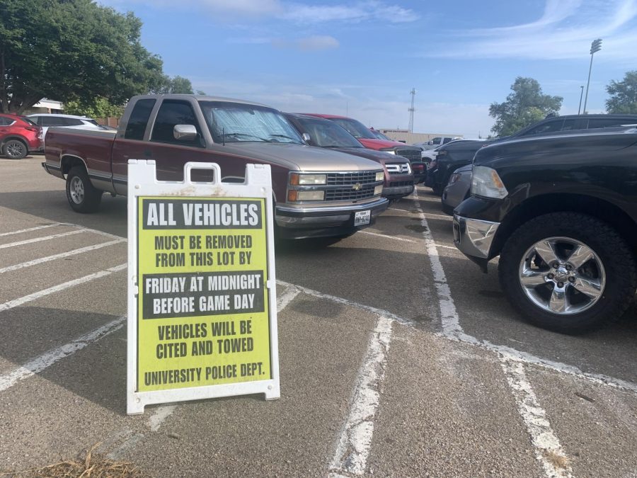 Students frustrated by parking situation during football season