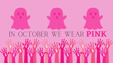 Wearing the color pink throughout October raises awareness to Breast Cancer.