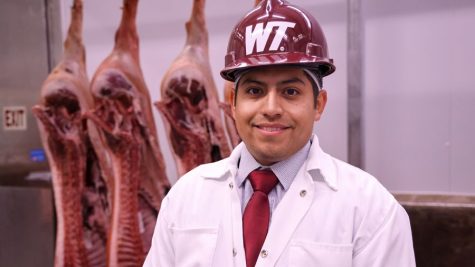 Renee Padilla, a junior animal science major from Hereford, is the 2022 WT Intern of the Year for his internship with Cargill.