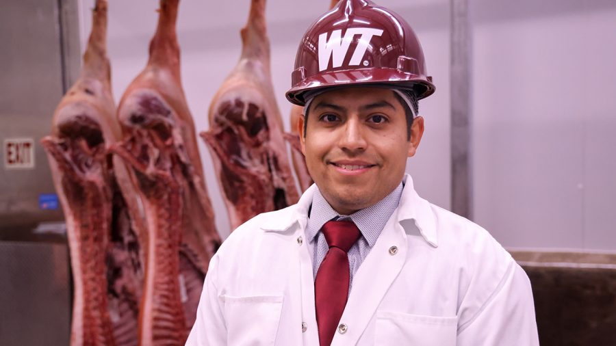WT Intern of the Year Honored for Developing Revolutionary Change in Beef Processing