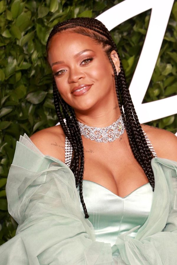 London, United Kingdom- December 2, 2019: Rihanna attends the Fashion Awards at the Royal Albert Hall in London.