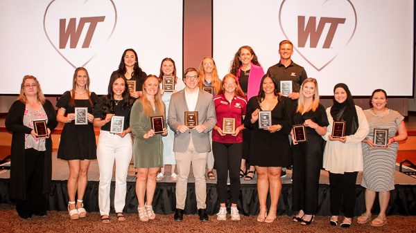 WT College of Nursing and Health Sciences Honors Top Students, Faculty
