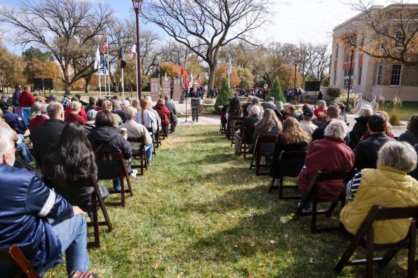 Enjoy hotdogs, an Air Force flyover and speeches from dignitaries at the Veterans Day event on Nov. 11th. 