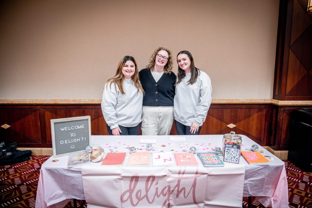 Heidi Giesbrecht and a couple of Delight Ministries members. 