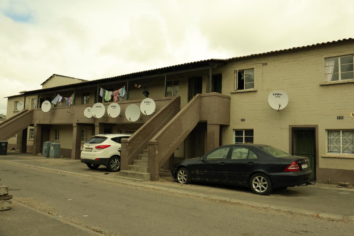 One of the government provided housing buildings in Langa.